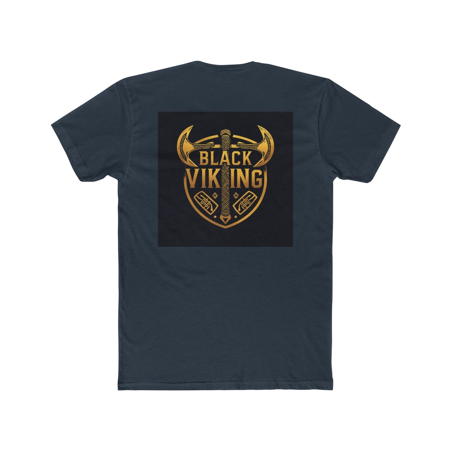 Black Viking Unisex Cotton Crew Tee
