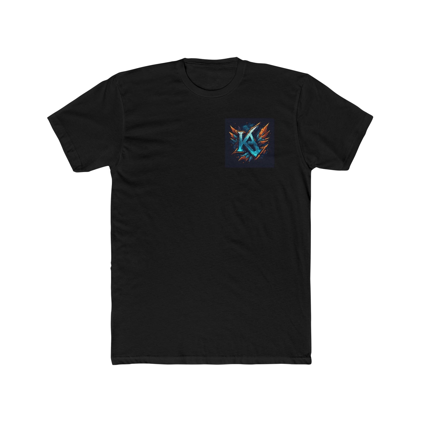 Black Viking Unisex Cotton Crew Tee